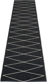 Passatoia da interno/esterno nera 70x320 cm Max Black – Pappelina