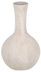 Vaso Crema Ceramica Sabbia 19 x 19 x 35 cm