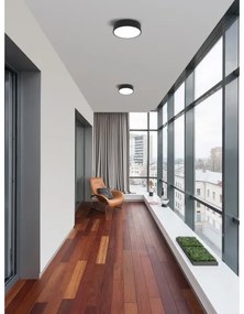Immax NEO 07200L - Luce LED dimmerabile RONDATE LED/18W/230V nero Tuya + +TC