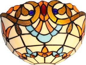 Brilagi - Applique in stile Tiffany in vetro colorato MIRABELLA 1xE14/40W/230V