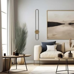 Lampada da parete LED FLORENTYNA LED/24W/230V 4000K nero/beige