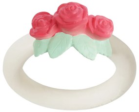A Little Lovely Company - anello dentizione in gomma naturale - rose