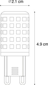 Set di 3 lampadine LED G9 dimmerabili Smart 2,5W 250 lm 2700K-6500K con Zigbee Smart Hub