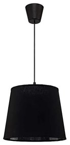 Duolla - Lampadario a sospensione con filo SOLO 1xE27/40W/230V diametro 24 cm nero