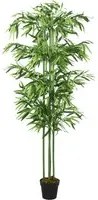 Albero Bamb Artificiale 384 Foglie 120 cm Verde 358993