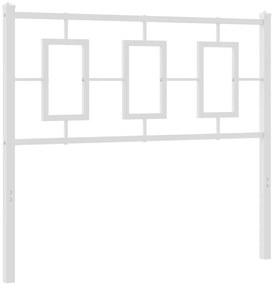 Testiera in metallo bianco 100 cm