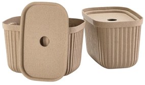 Cestini in set 2 pezzi 23x16x20,5 cm Pulp - Zone