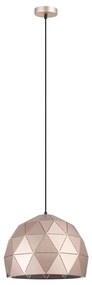ITALUX MDM-3471-1 GD - Lampadario a sospensione con filo HARLEY 1xE27/40W/230V Oro rosa