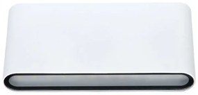 Ecolite ZFP12-BI - Applique a LED da esterno BRICK 2xLED/6W/230V IP65 bianco