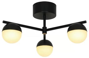 Nordlux - Lampadario a plafone CONTINA 3xG9/5W/230V nero