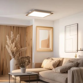 Brilagi - Plafoniera LED SLIMFRAME WOOD LED/58W/230V 64x64 cm marrone