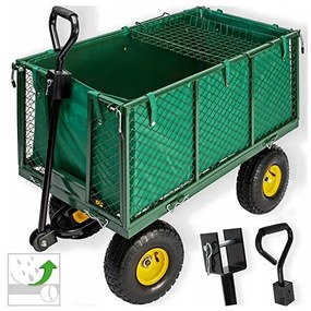 Carrello da giardino di qualità su ruote gonfiabili 3in1