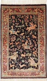 Ghom Tappeto persiano 80x130 (Iran) Annodato A Mano
