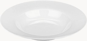 Set di 4 piatti fondi in porcellana Basic