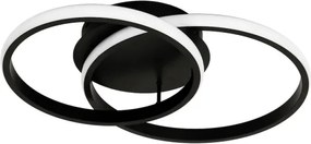 Plafoniera LED TITANO LED/12W/230V nera