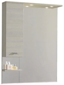 Specchio con illuminazione integrata bagno rettangolare Rimini L 81 x H 108 x P 18.5 cm