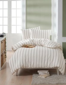 Biancheria da letto beige/color crema per letto singolo 140x200 cm Hamilton – Mijolnir