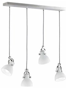 Trio - Lampadario su filo GINELLI 4xE14/28W/230V