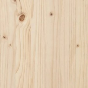 Testiera per letto 204x6x82,5cm legno massello di pino