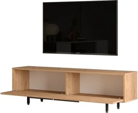 Mobile TV Con Piedini In Ferro 2 Ante Frontali 160x36x45 Ocean Legno