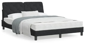Giroletto Con Luci Led Nero 120x200 Cm İn Velluto /