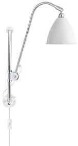 GUBI - Bestlite BL5 Applique da Parete Ø16 Cromato/Bianco Opaco GUBI