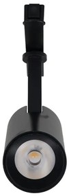 Faretto LED per sistema binario MAGNETIC TRACK LED/10W/48V 3000K nero