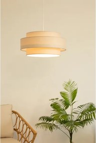Brilagi - Lampadario sospeso su cavo RESNA 1xE27/60W/230V Ø 40 cm beige