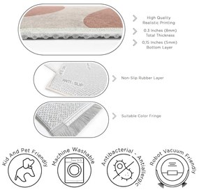 Tappeto rosa lavabile 160x230 cm Strawberry Latte – Mila Home