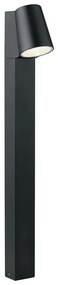 Lampione da giardino LED, Sintesi H 62.5 cm, nero 400 LUMEN, IP44 INTEC