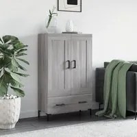 Credenza Grigio Sonoma 69,5x31x115 cm in Legno Multistrato 830330