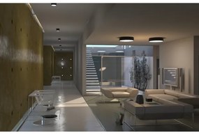 Immax NEO 07200L - Luce LED dimmerabile RONDATE LED/18W/230V nero Tuya + +TC