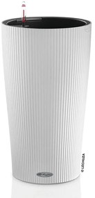 Vaso per piante e fiori Cilindro Color 32 - Bianco LECHUZA in polipropilene bianco H 56 cm Ø 32 cm