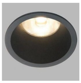 LED2 - Lampada LED da incasso da bagno RAY LED/10W/230V nero IP44