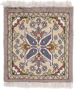 Agra Tappeto orientale 30x30 (Indian) Annodato A Mano