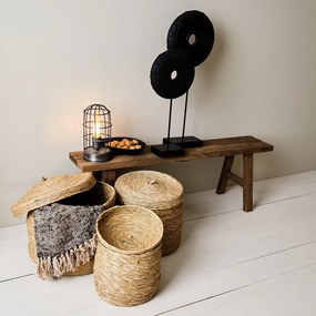 Panchina in colore naturale Safane - Light &amp; Living