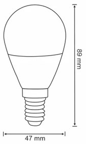 RGB Lampadina LED dimmerabile G45 E14/5,5W/230V 3000-6500K Wi-fi Tuya