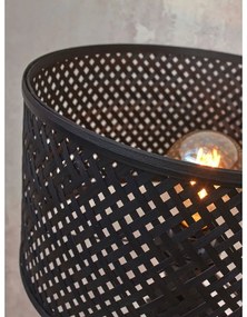 Lampada da tavolo nera con paralume in bambù (altezza 38 cm) Java - Good&amp;Mojo