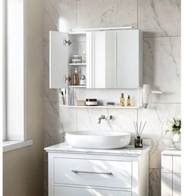 Mobile da bagno con specchio SKY bianco