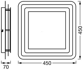 Ledvance - Plafoniera LED ORBIS SPIRAL LED/26W/230V
