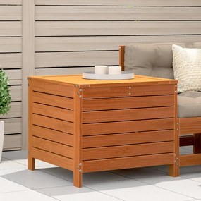 Poggiapiedi Giardino Marrone Cera 62x63,5x53,5 Cm Massello Pino /