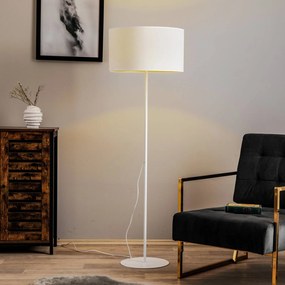 Duolla Piantana Roller, bianco/oro, altezza 145 cm