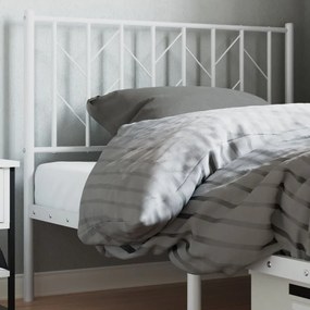 Testiera İn Metallo Bianco 100 Cm /