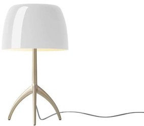 Foscarini - Lumiere Piccolo Lampada da Tavolo E14 Golden/Bianco Dimmerabile Foscarini