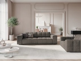 Divano in grigio scuro 204 cm Chicago – Cosmopolitan Design