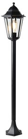 Lanterna da esterno a stelo intelligente nera 120 cm con Wi-Fi ST64 - New Orleans