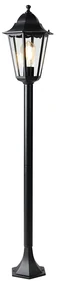 Lanterna da esterno a stelo intelligente nera 120 cm con Wi-Fi ST64 - New Orleans