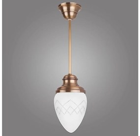 Kemar RI/1/M - Lampadario su palo RINAMA 1xE27/60W/230V ottone