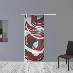 Porta scorrevole Energy in alluminio multicolore, L 88 x H 215 cm, con binario Ermes Destra