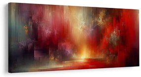 Quadro su tela – Bagliore nell’astratto di fuoco